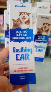 Nước vệ sinh tai cho chó mèo Soothing Ear 100ml