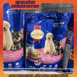 Thức ăn hạt cho chó Smartheart Puppy gói 1,3kg