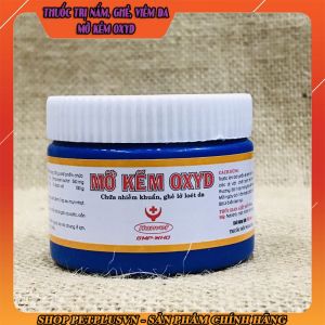 Mỡ kẽm Oxyd trị nấm, ghẻ, viêm da cho chó mèo