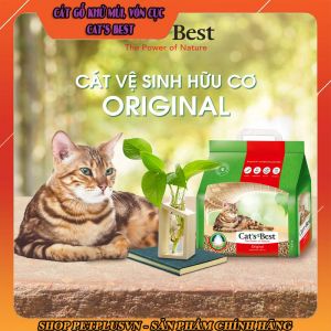 Cát vệ sinh, cát gỗ hữu cơ cho mèo Cat's Best Original